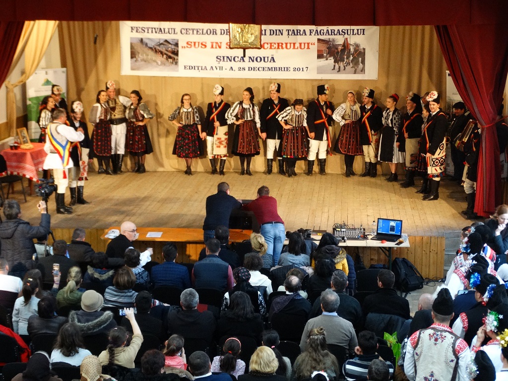 Ceata de Feciori din Sinca Noua, Festivalul Cetelor de Feciori din Tara Fagarasului - Sus in slava cerului, Sinca Noua, 2017